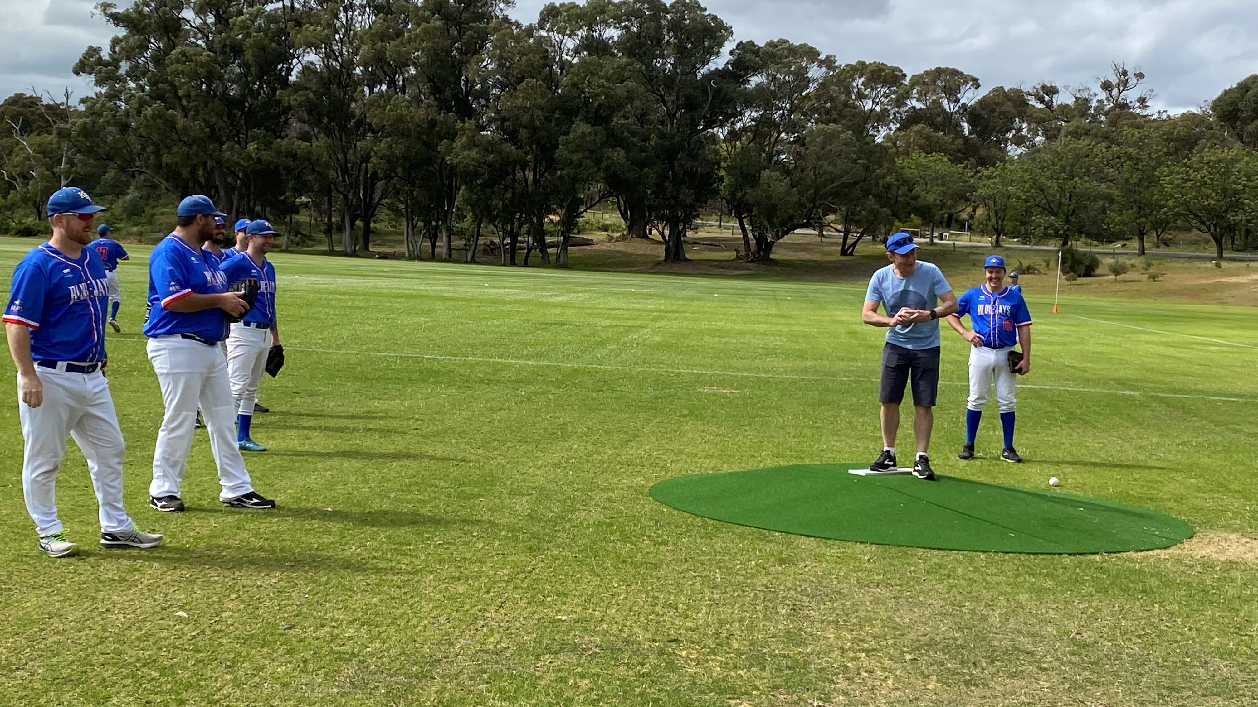 First Pitch of the Kwinana Blue Jays 2021/22 Season Main Image